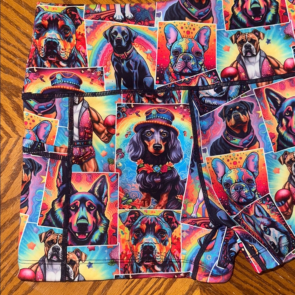 CVG *NEW* Women's "Sit Stay Slay" Graphic Workout Shorts - Picture 5 of 10